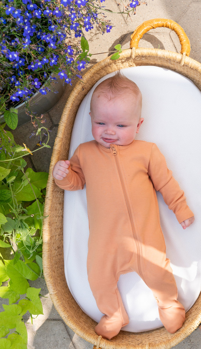 Organic 2 Way Zipper Onesie | Baby Zipper Sleepers – Earth Angel