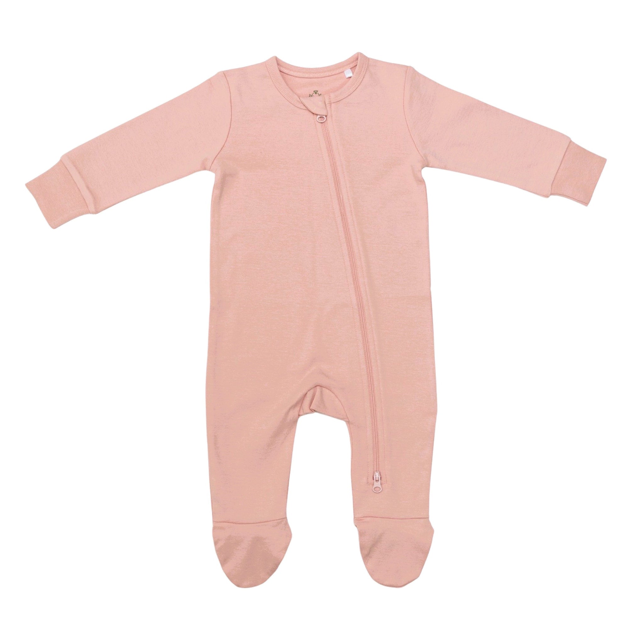 GOTS Certified Organic Cotton 2-Way Zipper Footie Pajamas – Earth